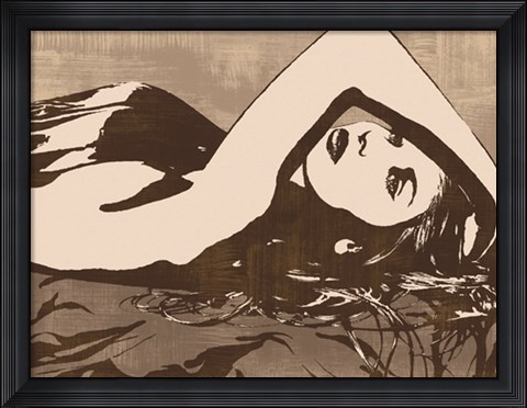 Framed Her Pose Print