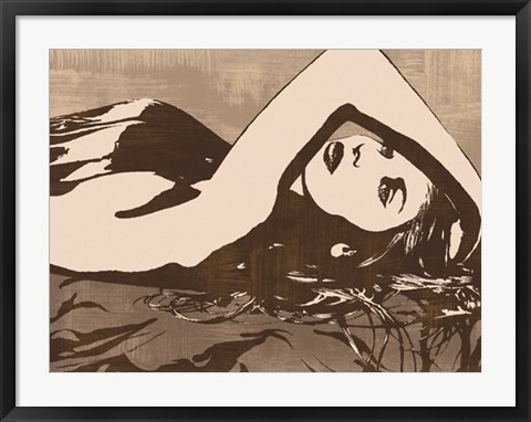 Framed Her Pose Print