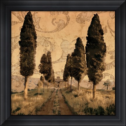 Framed Tuscany I Print