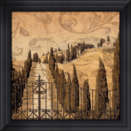 Framed Tuscany II Print