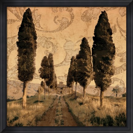 Framed Tuscany I Print