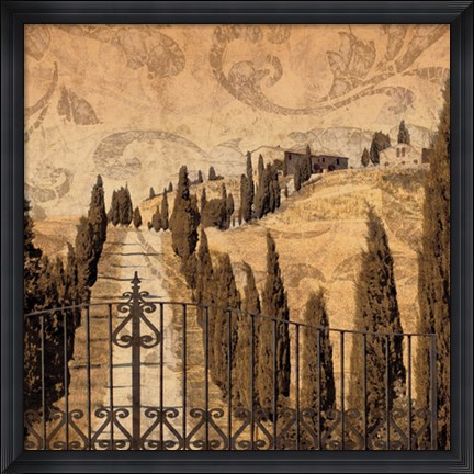 Framed Tuscany II Print
