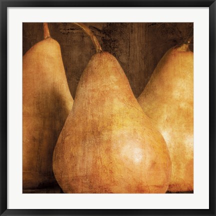 Framed Pears Print