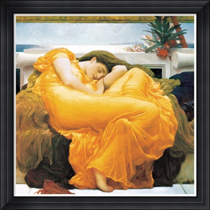 Framed Flaming June, c.1895 Print
