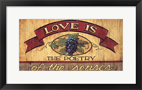 Framed Love is Print