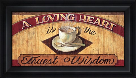 Framed Loving Heart Print