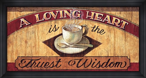 Framed Loving Heart Print