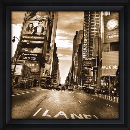 Framed Times Square Print