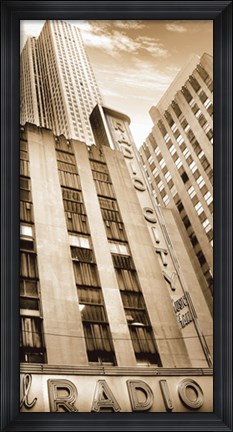 Framed Radio City Print
