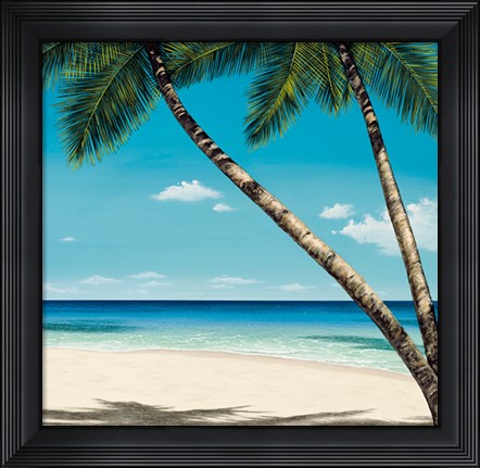 Framed Seashore Serenity II Print