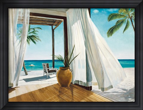 Framed Sea Breeze I Print