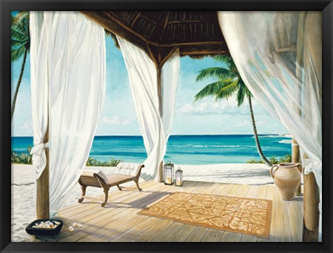 Framed Sea Breeze II Print