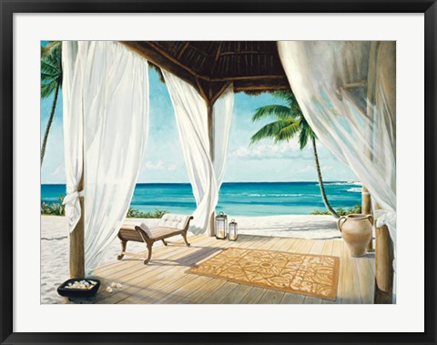 Framed Sea Breeze II Print