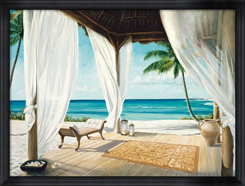 Framed Sea Breeze II Print
