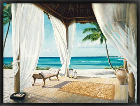Framed Sea Breeze II Print