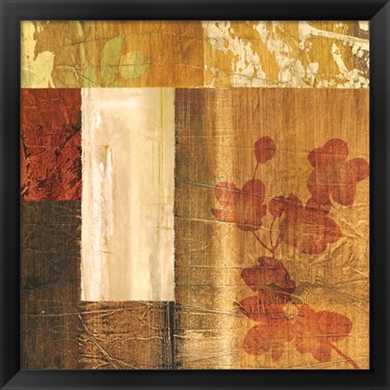 Framed Ensemble naturel I Print