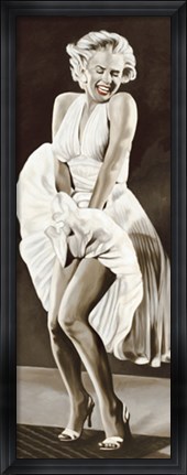 Framed Marilyn Monroe - Isn&#39;t It Delicious? Print