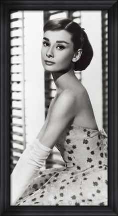 Framed Audrey , 1955 Print