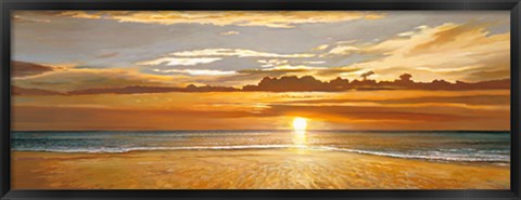Framed Peaceful Beach Print