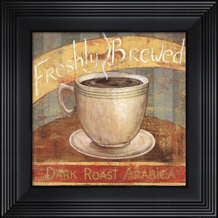 Framed Fresh Brew I Print