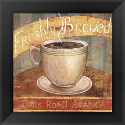 Framed Fresh Brew I Print