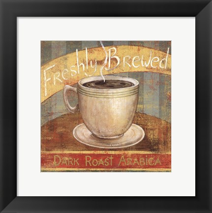 Framed Fresh Brew I Print