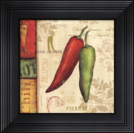 Framed Hot &amp; Spicy I Print
