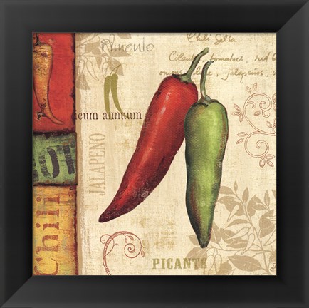 Framed Hot &amp; Spicy I Print