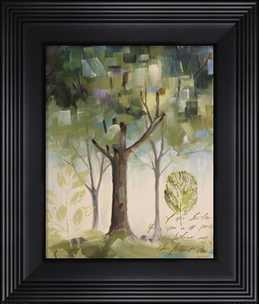 Framed Hopes &amp; Greens III Print