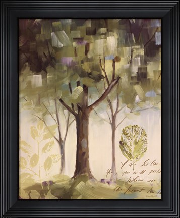 Framed Hopes &amp; Greens III Print