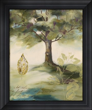 Framed Hopes &amp; Greens IV Print