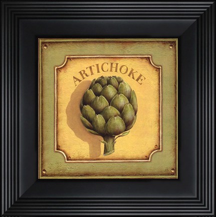 Framed Artichoke - mini Print
