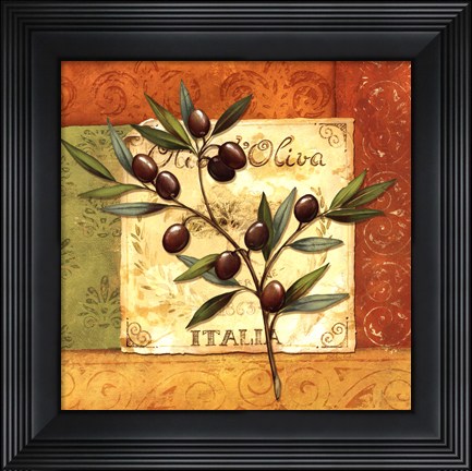 Framed Olives du Midi II Print