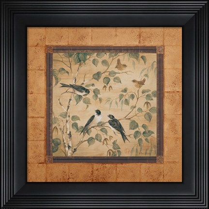 Framed Outdoor Aviary I - mini - CS Print