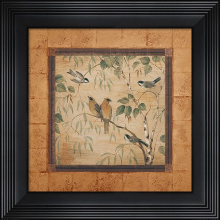 Framed Outdoor Aviary II - mini - CS Print