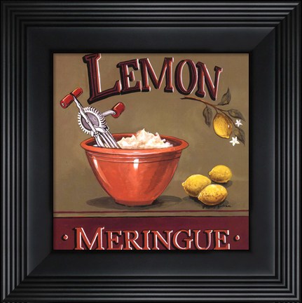 Framed Lemon Meringue - mini Print