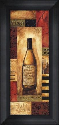 Framed Villa Toscano Panel - mini Print