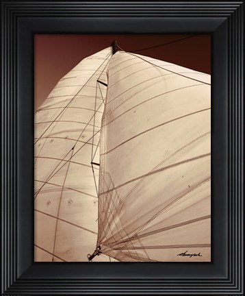Framed Windward Sail III Print