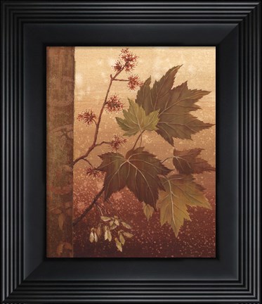 Framed Maple Leaves - mini Print