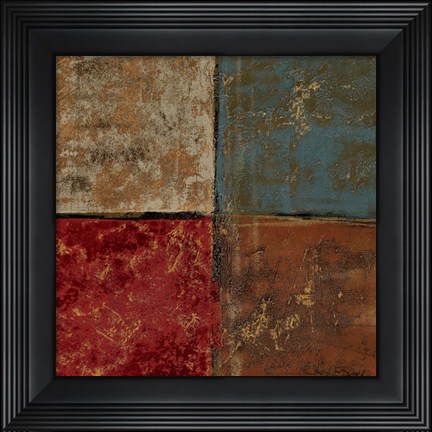 Framed Building Blocks I Print