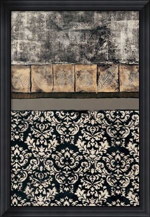 Framed Nature's Damask I Print