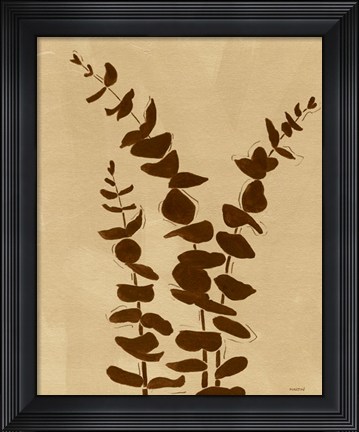 Framed Platinum Shadow I - CS Print