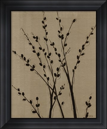 Framed Platinum Shadow II - CS Print