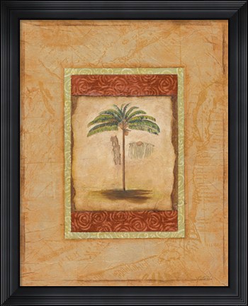 Framed Palm Botanical Study II - CS Print