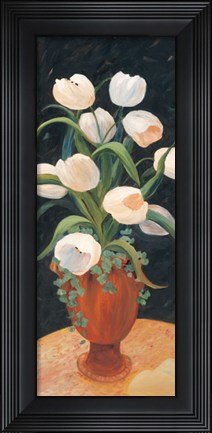 Framed Tulips by Night - mini Print
