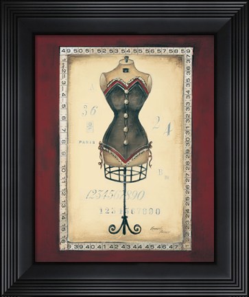 Framed Taille de Robe II - special Print