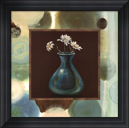 Framed Daisies II Print