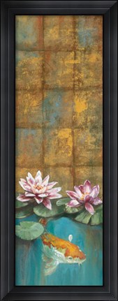Framed Golden Koi I Print