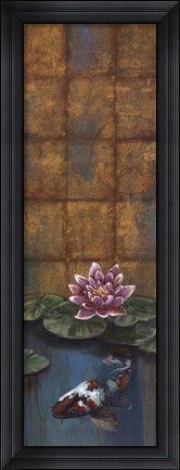 Framed Golden Koi II Print