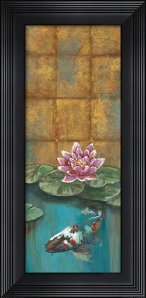 Framed Golden Koi II - mini Print
